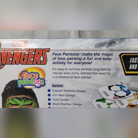 Marvel Avengers Superhero Face Paint Kit - Blue and Red - Picture 5 of 15